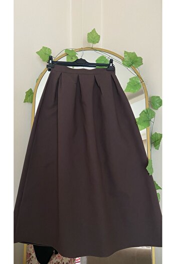 Dagü Design Women's Brown Balloon Skirt