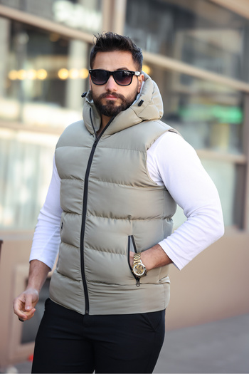 S&M CLOTHİNG New Season Waterproof Puffy Vest
