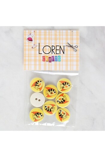 CT STONES Loren Crafts 8-Piece Fish Button - 1165