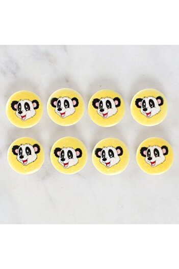 CT STONES Loren Crafts 8-Piece Panda Button - 1060