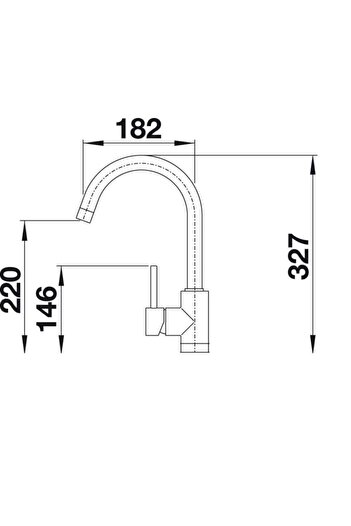 Sardıcı White Kitchen Faucet Hot Cold Double Water Inlet Kitchen Sink Faucet