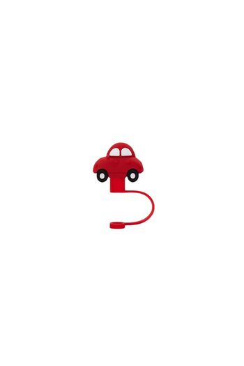 GECEDENİZ Straw Stopper Thermos Three Dimensional Red Car