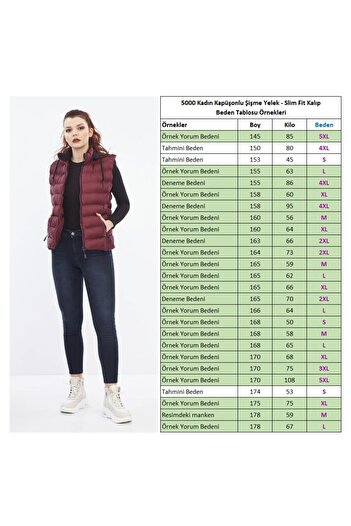 DYNAMO Women's Plum Hooded Puffer Vest with Hood Fleece Inside