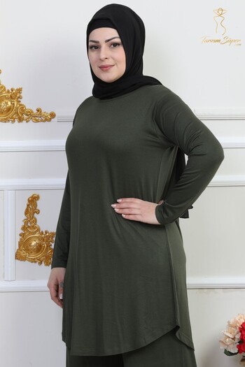 tarzımsüper New Season - Flexible and Soft Black Hijab Tunic, Comfortable Cotton Fabric Stylish Long Tunic