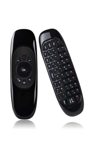 Choice English Version C120 Air Mouse Mini Keyboard Mouse Somatosensory Gyroscope Double-Sided Remote Contr