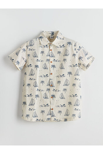 LC Waikiki Patterned Boy's Shirt