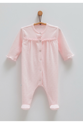 Caramell 100% Organic Pyton Bird Baby Romper 0-6 Adjustment