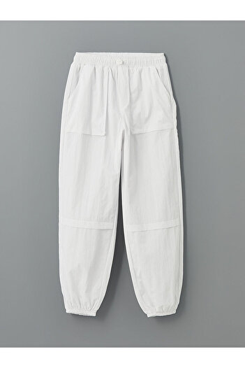 LC Waikiki Basic Girl's Jogger Trousers with Elastic Waist