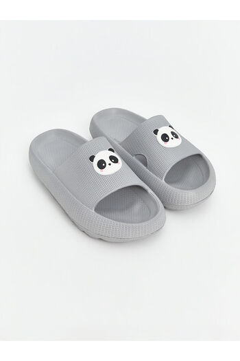 LC Waikiki Panda Printed Girl's Slippers