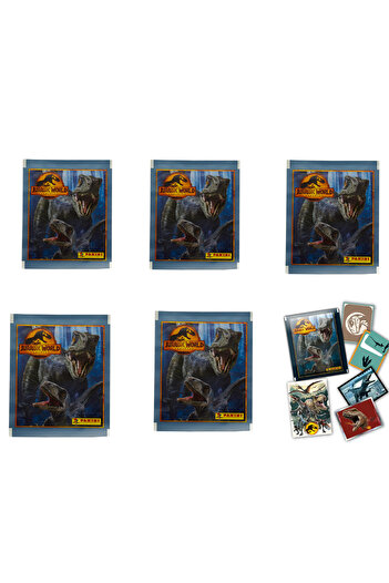 Panini Jurassic World Domination Sticker Set of 6