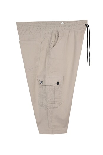 tambattal Large Size Lycra Gabardine Capri with Cargo Pocket