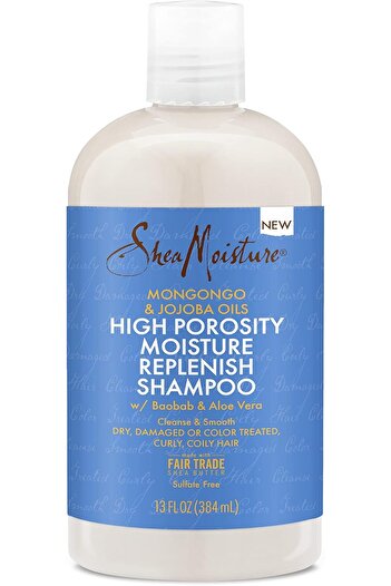 Shea Moisture SheaMoisture High Porosity Moisture Replenish Shampoo for Curly and Coily Hair Sulfate-Free Hair