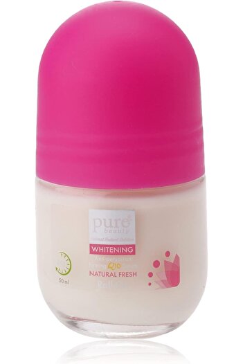 PURE BEAUTY Pure Beauty Natural Fresh Roll-On Whitening Antiperspirant Q10 Serum