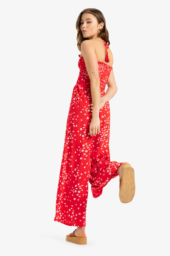 Roxy POPPY RED DANCING DITSY Dámská/dívčí kombinéza