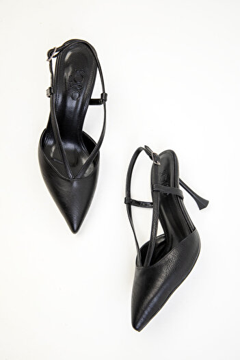 SOHO Black Women's Classic Heeled Shoes 20386