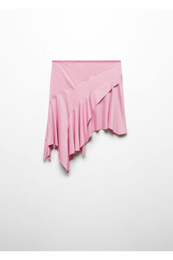 MANGO Woman Pastel Pink Women's Skirt 67077911