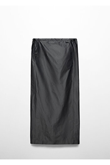 MANGO Woman Gray Women's Skirt 67073699