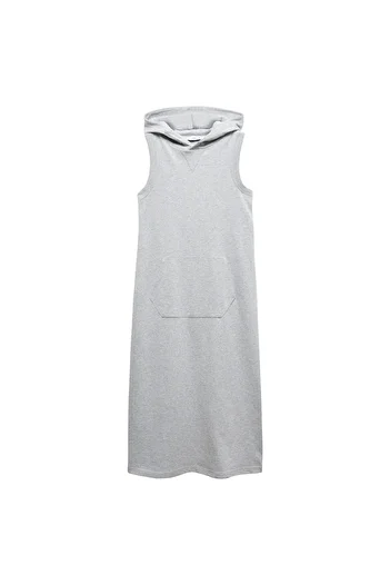 MANGO Woman Gray Women's Dress 67057909