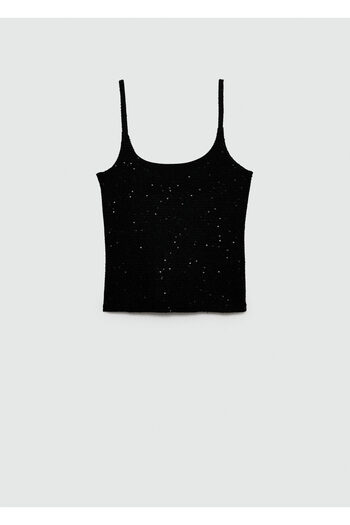 MANGO Woman Černá dámská bustier 77950371