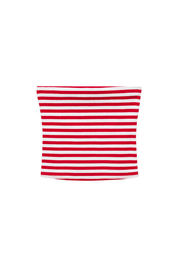 MANGO Woman Women's Red Bustier 67048643