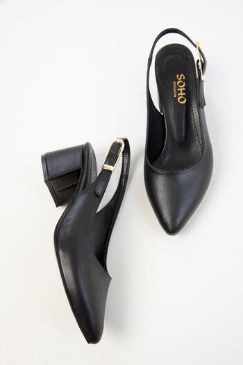 SOHO Black Women's Classic Heeled Shoes 20379