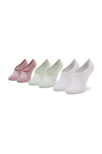 Vans White and Black Adult Ankle Socks - Set of 3 Pairs