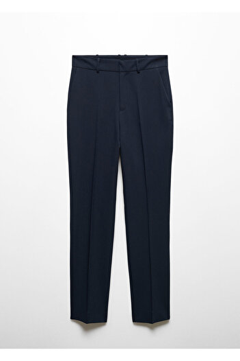 MANGO Bright Blue Women's Trousers -57450033