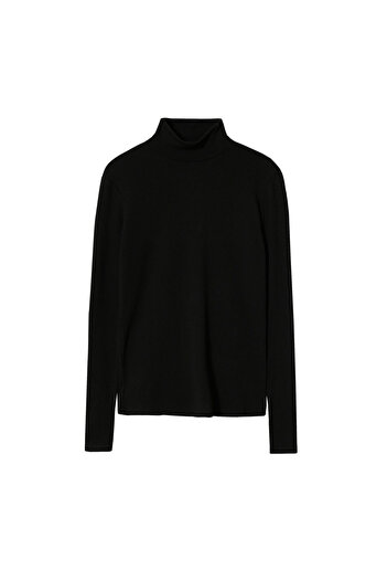 MANGO Woman Γυναικείο Μαύρο T-Shirt 47700400