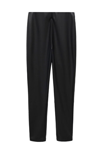 MANGO Woman Faux leather leggings