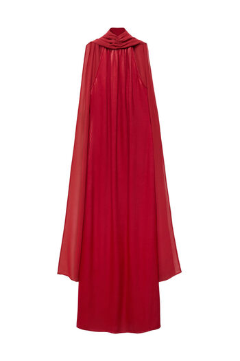 MANGO Kids Open back dress cape