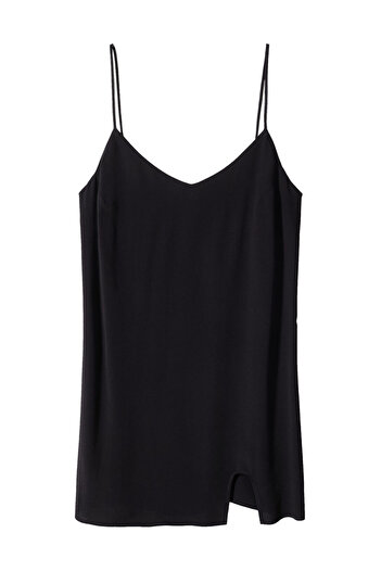 MANGO Woman Side-slit dress
