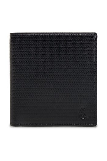 Semi Line Large Men's Wallet Black Adults