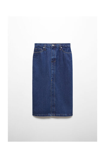 MANGO Woman Fusta midi denim