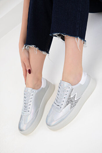 SOHO Silver Women's Sneaker 20388
