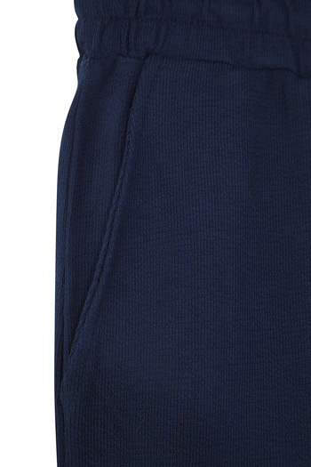 Trendyol Collection Navy Blue-Stone 2-Pack Regular/Normal Fit 100% Cotton Textured Shorts & Bermudas Tmnss25Sr00040