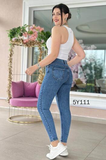 İnce Topuk Skinny Leg Stretch Jeans 5Y111