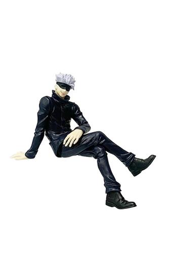 BANDAI Style 1 Jujutsu Kaisen 11cm 14cm Sitting Satoru Gojo Figure With Chair Break Time Collection Model A