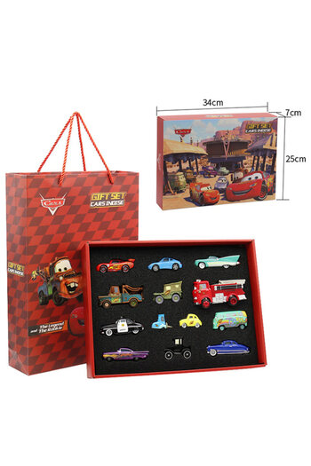 Disney 13pcs Pixar Cars 3 Metal Diecast lightning McQueen Mater Champion Car Model Toy Gift Set Jack