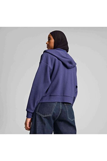Puma HER Crop Full-Zip Hoodie
