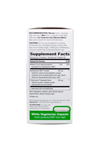 Nature's Way DIM-Plus 120 Vegetarian Capsules