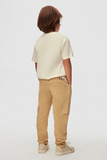 NK 04-08 Age Boy's Camel Cargo Pocket Pants - Camel