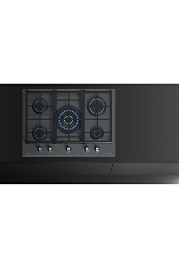 Teka Gzc 75330 St Exactflame 5 Gözlü Gri 70 Cm Ankastre Gazlı Ocak