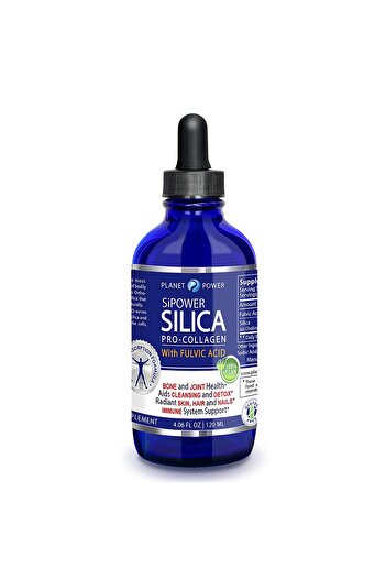 Planet Power Vegan Collagen + Fulvic Acid 4oz - Supports Immune, Bone, Joint, Skin, Hair, Nails, Digestion