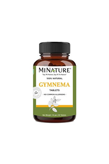 minature Gymnema Tablets by mi Nature | 90 Tablets, 1000 mg | 45 Days Supply | Vegan