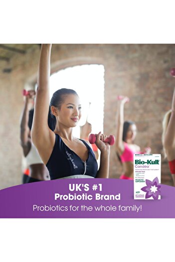 Bio-Kult Candéa Probiotic, Multi-Strain for Intimate Flora with Grapefruit & Garlic – 60 Capsules