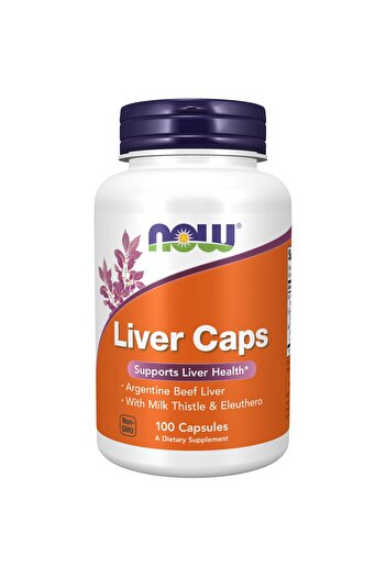 Now Foods Supplements, Liver Caps with Milk Thistle and Eleuthero, Supports Liver Health*, 100 Capsules