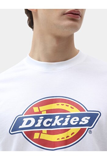 Dickies White Dickies εικονίδιο λογότυπο Tee White