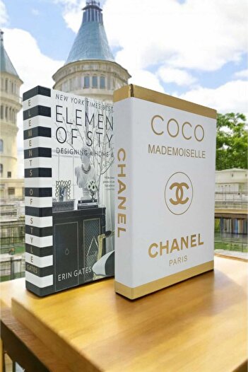 BayCazip Decorative Book Look Box Set of 2 Decorative Book Looking Box