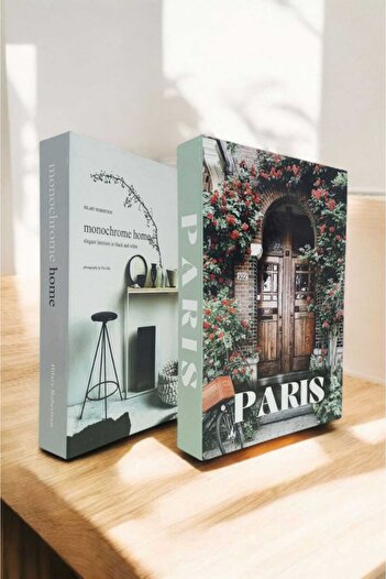 BayCazip Decorative Book Look Box Set of 2 Decorative Book Looking Box
