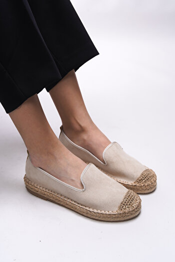 Riccon Beige Giselnesia Women's Espadrille 00123